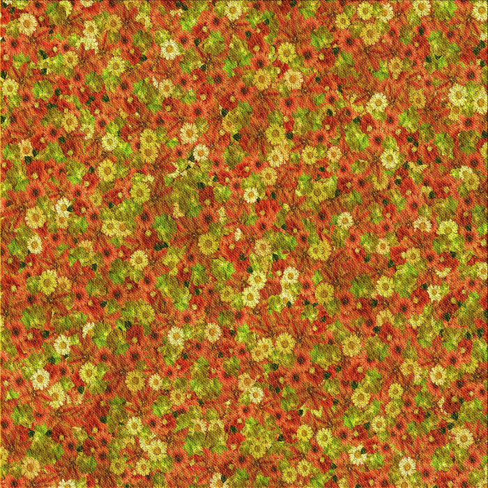 Round Patterned Red Rug, pat1324yw