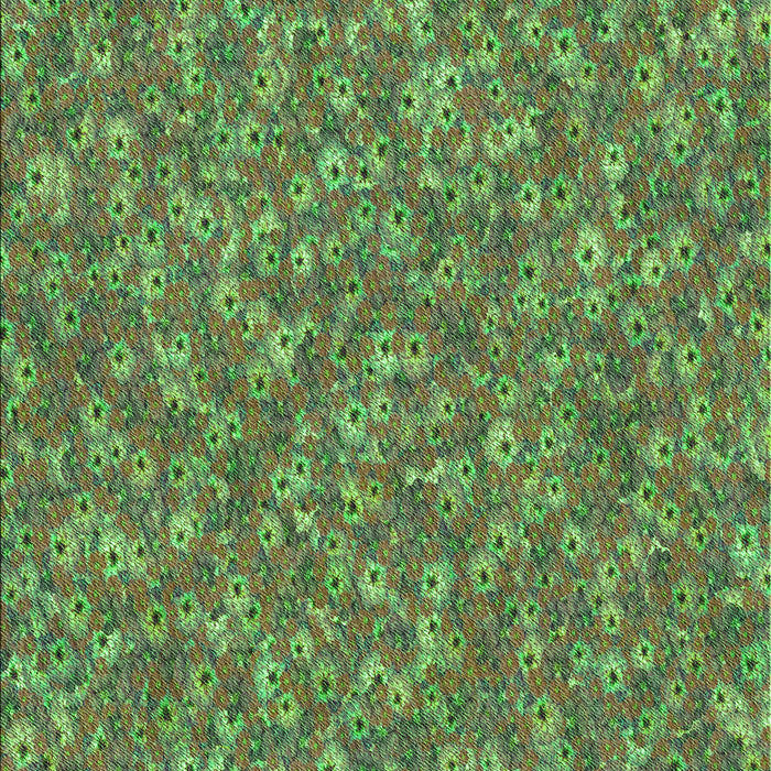 Patterned Green Rug, pat1325grn