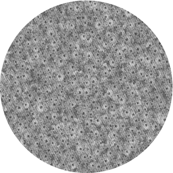 Square Patterned Smokey Gray Rug, pat1325gry