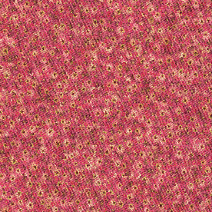 Round Patterned Crimson Red Rug, pat1325org