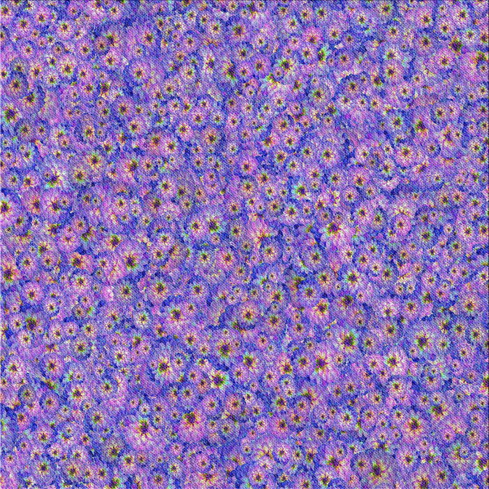 Sideview of Machine Washable Transitional Clematis Violet Purple Rug, wshpat1326