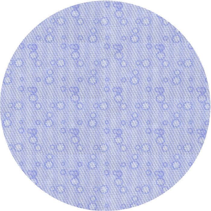 Square Patterned Sky Blue Rug, pat1327blu