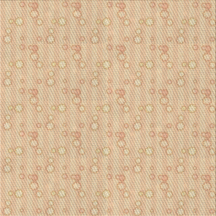 Round Patterned Brown Sand Brown Rug, pat1327brn