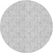 Square Patterned Platinum Gray Rug, pat1327gry