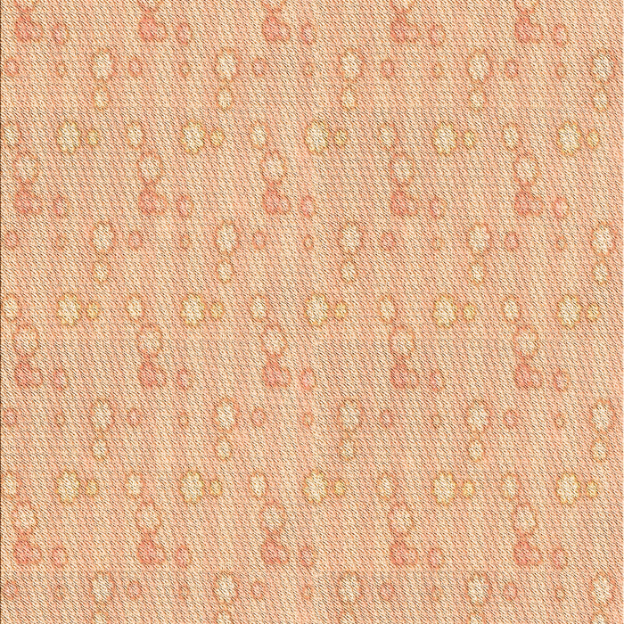 Patterned Pastel Orange Rug, pat1327org