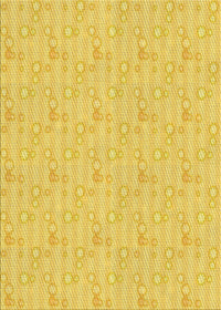 Machine Washable Transitional Yellow Rug, wshpat1327yw