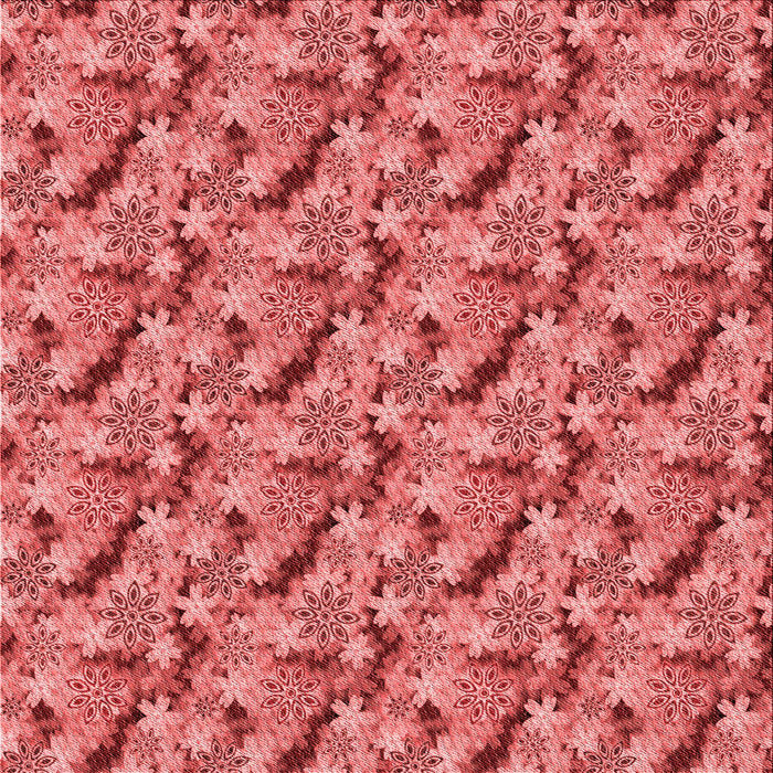 Round Patterned Red Rug, pat1328rd