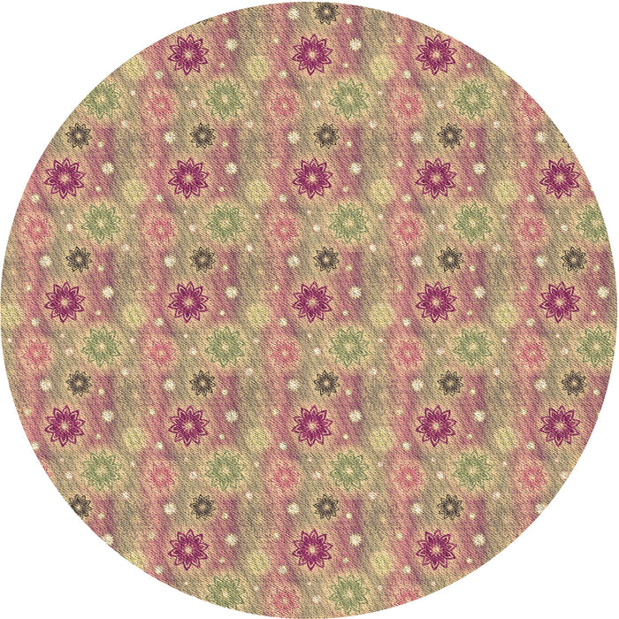Square Patterned Red Rug, pat1329brn