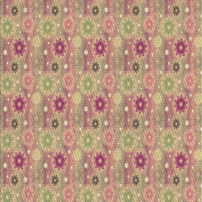 Patterned Red Rug, pat1329brn
