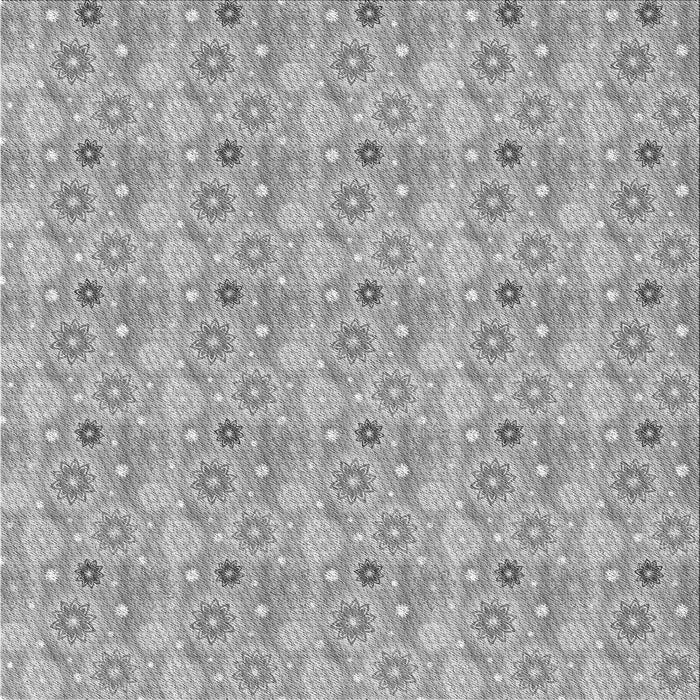 Round Patterned Gray Rug, pat1329gry