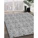 Machine Washable Transitional Gray Rug in a Family Room, wshpat1329gry