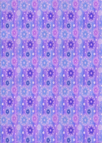 Machine Washable Transitional Purple Rug, wshpat1329pur