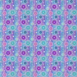 Square Patterned Light Purple Novelty Rug, pat1329