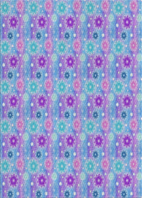 Machine Washable Transitional Light Purple Rug, wshpat1329