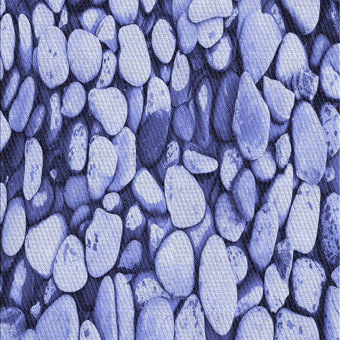 Patterned Jeans Blue Rug, pat133blu