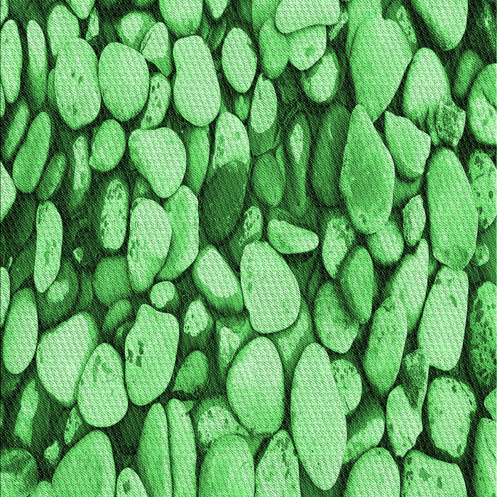 Patterned Green Rug, pat133grn