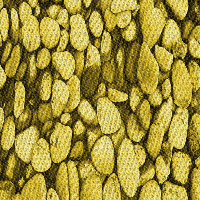 Patterned Bright Gold Yellow Rug, pat133yw