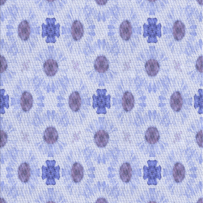 Patterned Blue Rug, pat1330blu