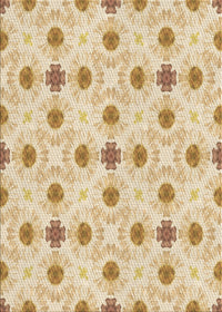 Machine Washable Transitional Khaki Gold Rug, wshpat1330brn