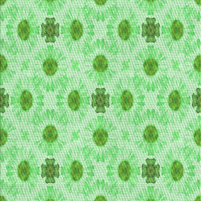 Machine Washable Transitional Jade Green Rug, wshpat1330grn