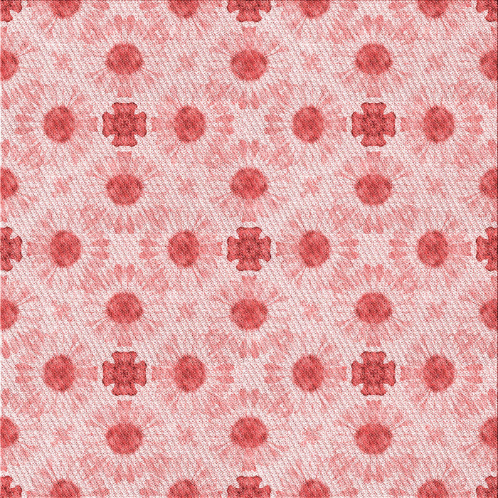 Round Patterned Pink Rug, pat1330rd