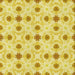 Round Patterned Yellow Rug, pat1330yw