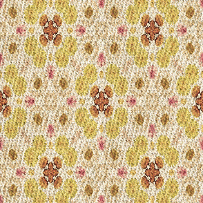 Patterned Brown Gold Rug, pat1331brn