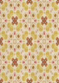 Machine Washable Transitional Brown Gold Rug, wshpat1331brn