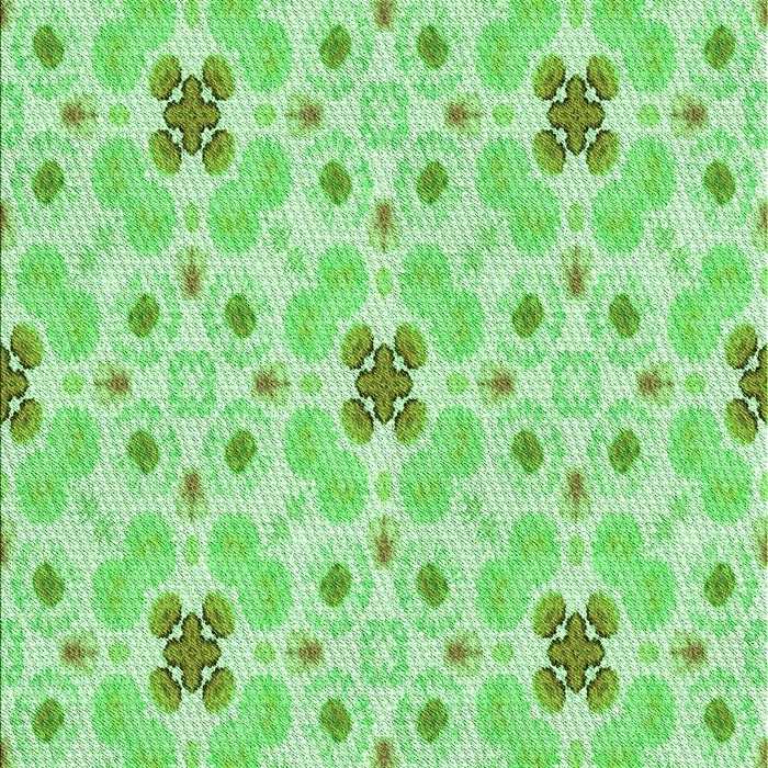 Machine Washable Transitional Jade Green Rug, wshpat1331grn