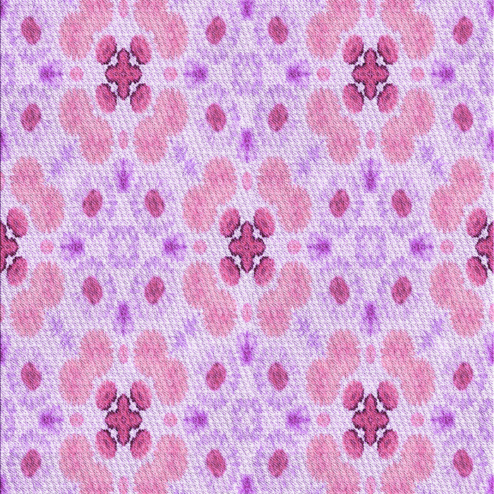 Machine Washable Transitional Blossom Pink Rug, wshpat1331pur