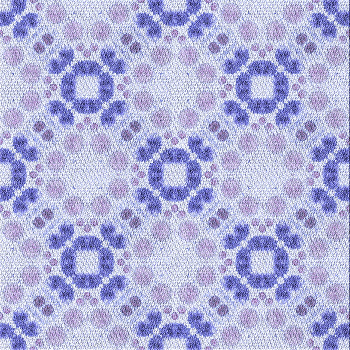 Round Patterned Medium Slate Blue Rug, pat1332blu