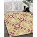 Machine Washable Transitional Brown Gold Rug in a Family Room, wshpat1332brn