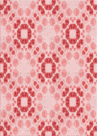 Machine Washable Transitional Red Rug, wshpat1332rd