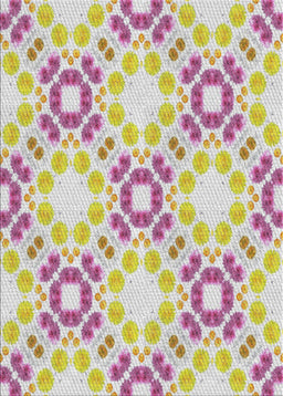 Machine Washable Transitional Tulip Pink Rug, wshpat1332