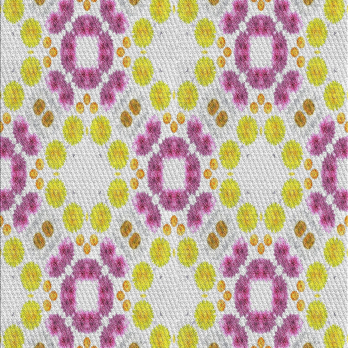 Patterned Tulip Pink Novelty Rug, pat1332