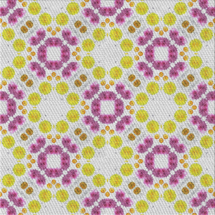 Sideview of Machine Washable Transitional Tulip Pink Rug, wshpat1332