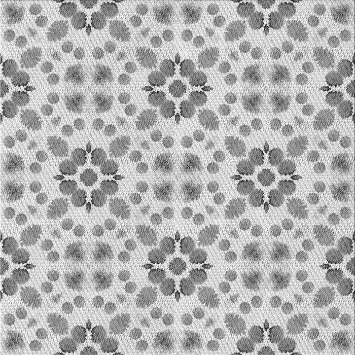 Round Machine Washable Transitional Gray Rug, wshpat1333gry