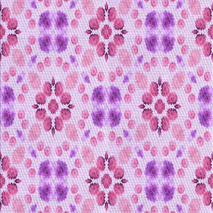 Patterned Blossom Pink Rug, pat1333pur