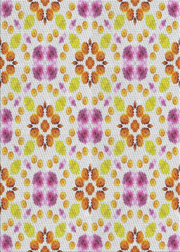 Patterned Copper Red Pink Novelty Rug, pat1333