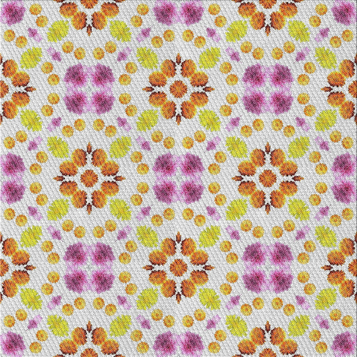 Sideview of Machine Washable Transitional Copper Red Pink Rug, wshpat1333