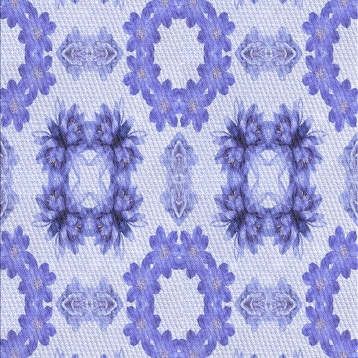 Patterned Periwinkle Purple Rug, pat1334blu