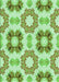 Patterned Green Rug, pat1334grn