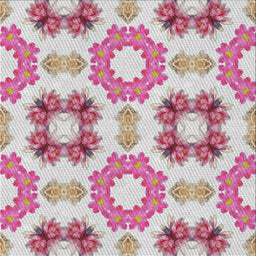 Square Patterned Dark White Beige Novelty Rug, pat1334