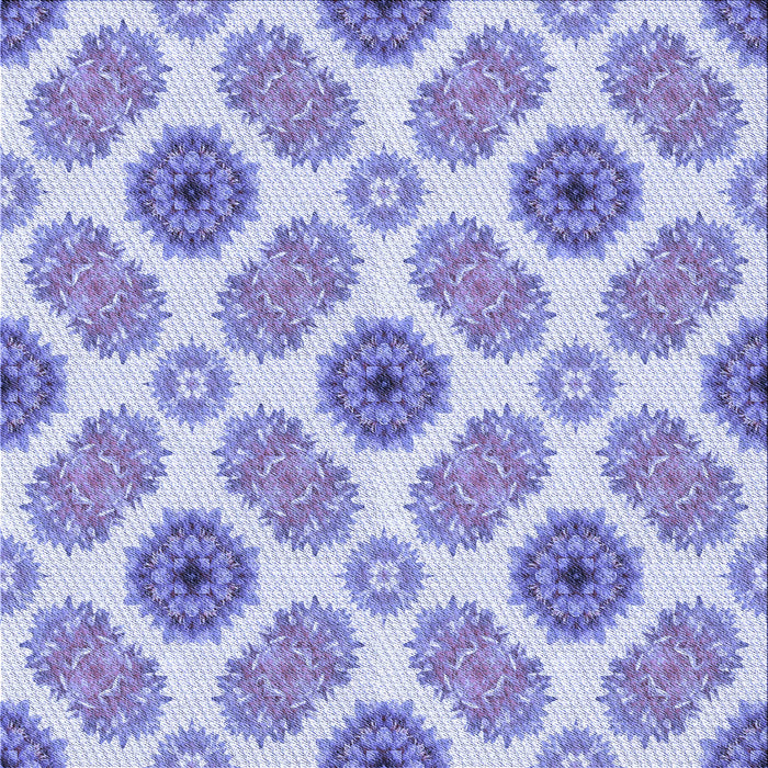 Round Machine Washable Transitional Medium Slate Blue Rug, wshpat1335blu