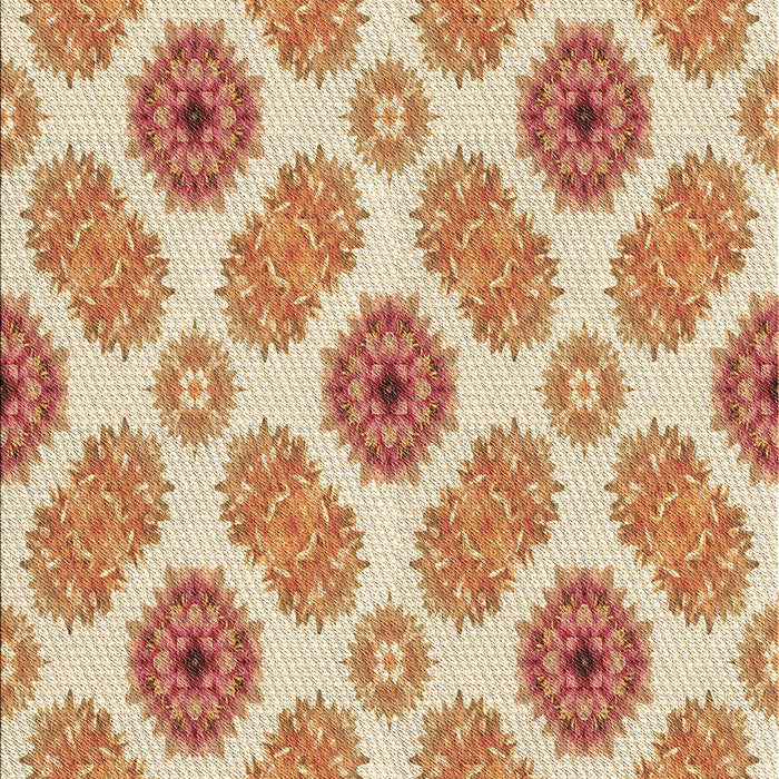 Machine Washable Transitional Orange Rug, wshpat1335brn