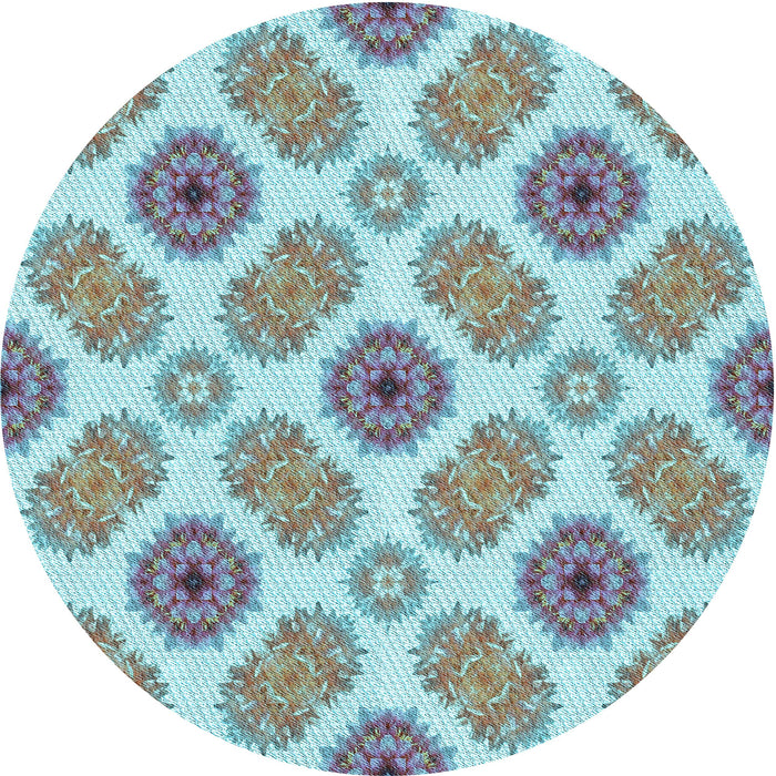 Square Machine Washable Transitional Blue Rug in a Living Room, wshpat1335lblu