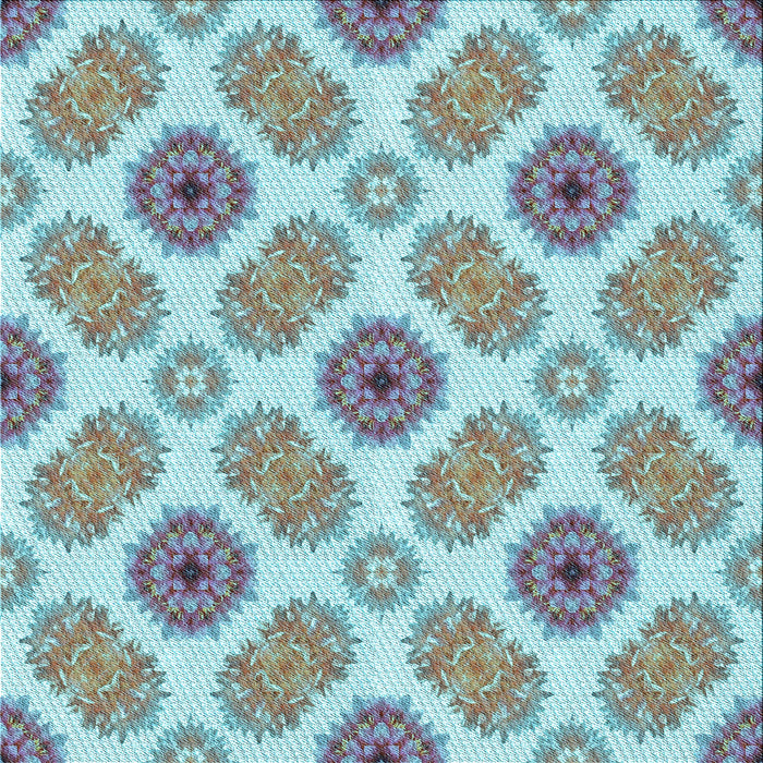 Round Machine Washable Transitional Blue Rug, wshpat1335lblu