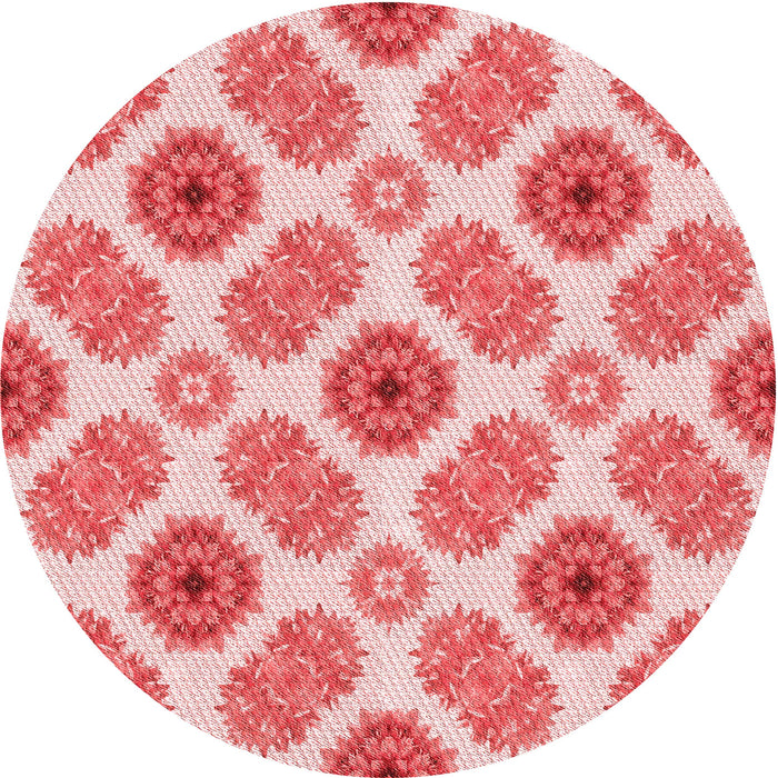 Square Machine Washable Transitional Pink Rug in a Living Room, wshpat1335rd