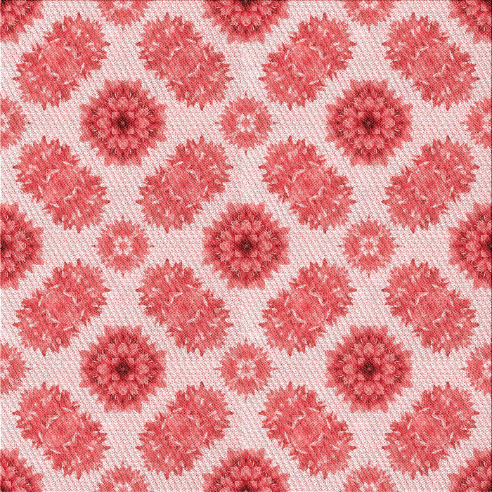 Round Patterned Pink Rug, pat1335rd