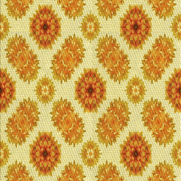 Patterned Neon Orange Rug, pat1335yw